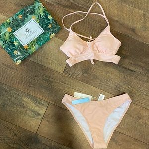 NWT cupshe blush bikini